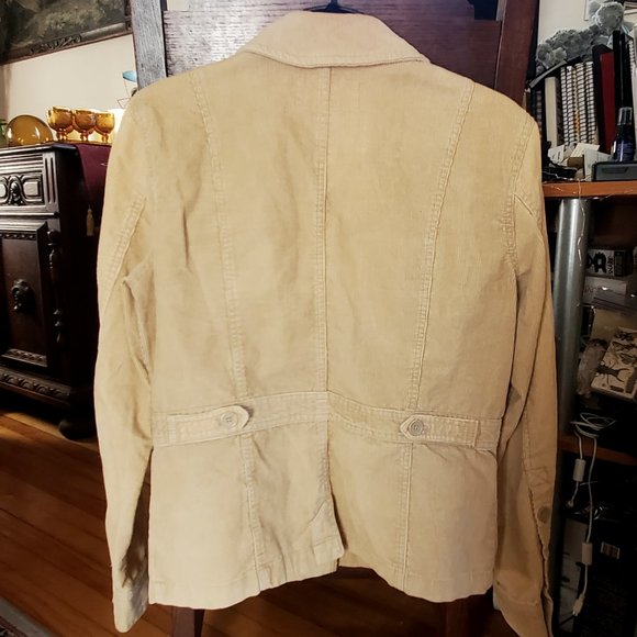 Aeropostale Vintage Corduroy Jacket, Tan, Women's Size M - Picture 16 of 16